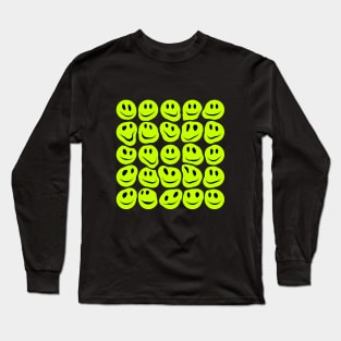 Trippy Smiley Long Sleeve T-Shirt